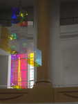 Kreuz in der Lambertikirche im Spektrum der Farben