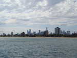 Melbourne City Skyline von St. Kilda