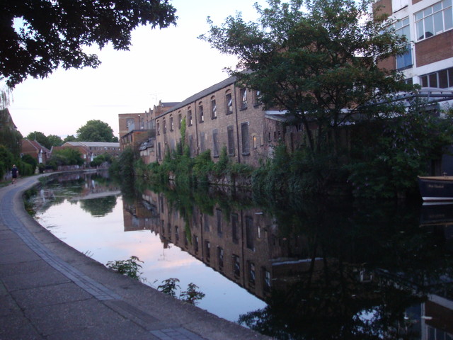 canal in the evening