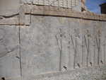 Persepolis Reliefausschnitt am Darius Palast