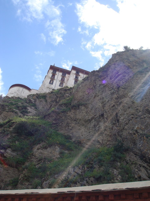 Potala Palast Lhasa am Ausgang