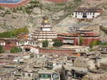 Gyantse Blick aufs Palkhor Kloster