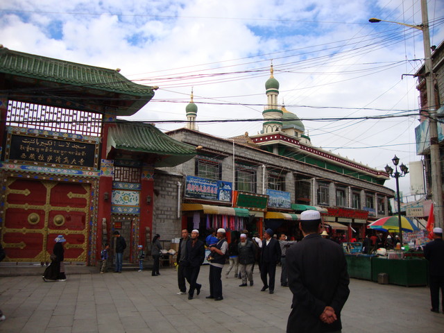 Moschee im muslimischen Viertel von Lhasa