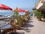 Restaurant an der Strandpromenade des Hotels Jalta