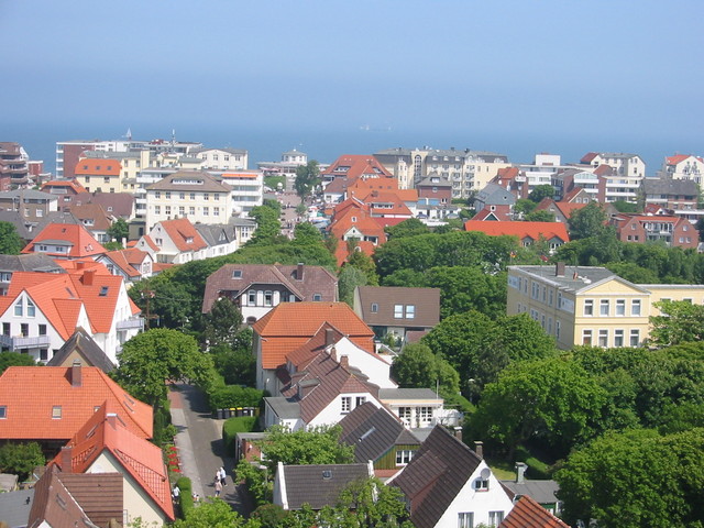 Vista de Wangerooge de la torre