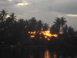 Sonnenuntergang am Bentota River