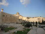 Jerusalem Ausgrabungen nahe der Stadtmauer