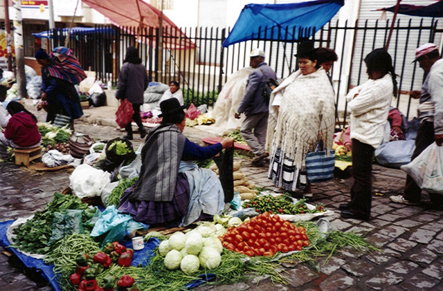 La Paz -el mercado