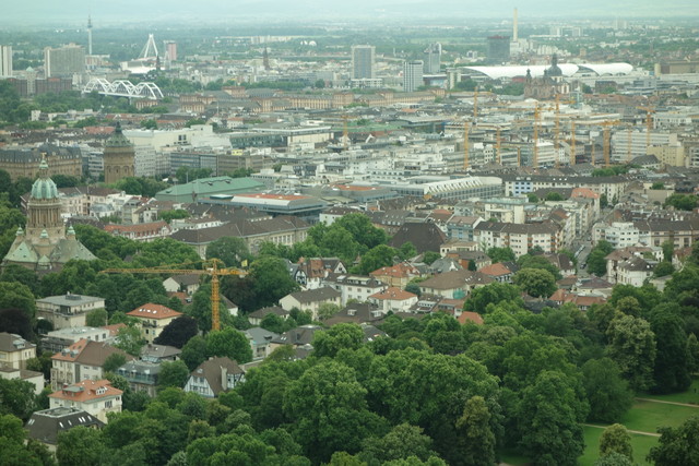 Blick auf die Innenstadt vom Fernsehturm
