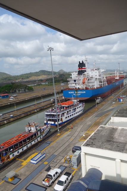 Panamakanal Schleusenausfahrt