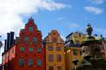 Bürgerhäuser gegenüber der schwedischen Akademie