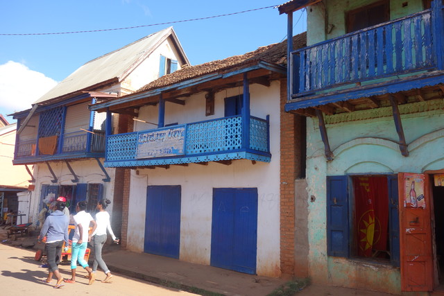 schöne historische Häuser in Ambalavao