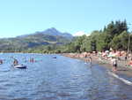 Lago Calafquen y Vulcano Villarica