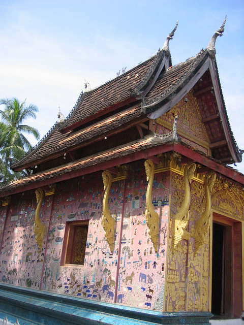 L Luang Prabang rote Kapelle