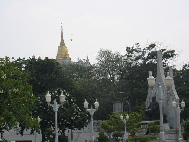 Bangkok Blick zum Golden Mount