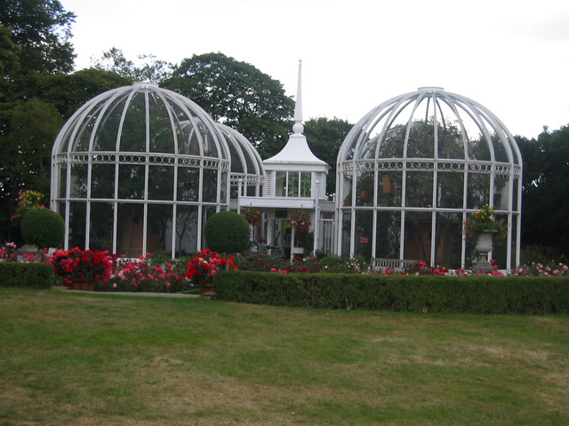 Pavillons im botanischen Garten in Birmingham