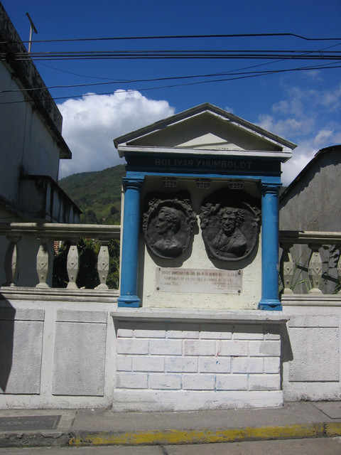 Denkmal Humboldt und Bolivar in Merida