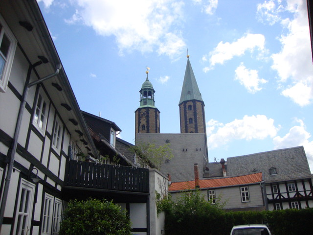 Marktkirche von ungewohnter Perspektive